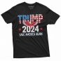 Men's Trump Save America Again Political T-shirt Trump 2024 re-election Tee Shirt Maga DJT Tee