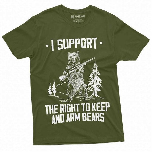Men S Second Amendment Right To Keep And Arm Bears T-Shirt