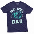 Father S Day Fishing T Shirt Reel Cool Dad Fisherman Daddy T-Shirt
