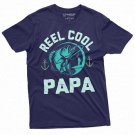 Cool Papa T Shirt Grandpa Dad Fishing Gift Shirts For T-Shirt