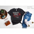 Horror Shirt,Crime Shirt,Murder Shirt,Horror Quotes Shirts, Blood Stains Are Red Ultraviolet Lights 