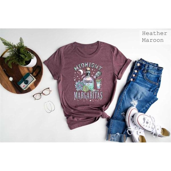 Midnight Margaritas Tequila Funny Wizard Shirt Witchy Witchy Tee Drinking Margaritas Shirt 2022 Hall