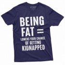 Men's Funny Bein Fat Positive T-shirt Birthday Gift For Him Her Guys Funny shirts