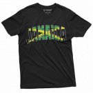 Men S Jamaica T Shirt Jamaican Flag Patriotic Tee Shirt Heritage T-Shirt