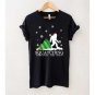 Funny Sasquatch Christmas Gift, Squatching Through The Snow T-Shirt, Squatching Bigfoot Xmas Snow Sh