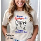 Custom Sperm Kids Shirt, Personalized Happy Mothers Day Shirt, Thanks For Not Swallowing Us Tee,Cust