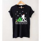 Funny Sasquatch Christmas Gift, Squatching Through The Snow T-Shirt, Squatching Bigfoot Xmas Snow Sh