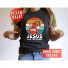 Sarcastic Jiu Jitsu Jesus Tee, Funny Jesus Has Your Back Shirt, Funny Christian Tee, Satan Joke Tee