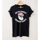 Funny Howdy Santa Christmas Shirt, Ho Ho Howdy Cowboy Santa Shirt, Cowboy Western Shirt, Pink Santa 
