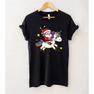 Cute Girls Unicorn Shirt, Santa Claus Riding A Unicorn T-Shirt, Cute Funny Christmas, Christmas Shir