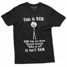 Men's Funny This Is Bob. Bob Has No Arms T-shirt Sarcastic Novelty Gifts Funny Shirts For Him Her