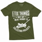 Men S Mechanic Funny Tee Shirt I Fix Things Collecting T-Shirt