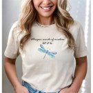 Motivational Dragonfly Shirt, Whisper Words Of Wisdom Let It Be T-Shirt, Positive Affirmation Tee