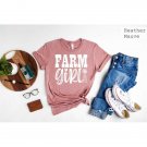Cowgirl T-Shirt, Farm Girl T-shirt, Barn Outfit, Big Farmer Family T-Shirt, Rodeo T-Shirt , Horse-Ri