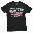 Men S Funny Eat Bacon Anti Vegan Veganism Tee Shirt T-Shirt