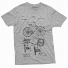 Mens Bicycle Patent 1860 T Shirt Bike History Tee Shirt T-Shirt