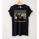 Married With Children Shirt, Four Touchdowns In A Single Game Vintage T-Shirt, Rugby Shirt