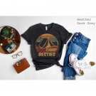 Cool Hiking Tshirt,Family Vacation Clothing,Camp Lover T Shirt,Summer Camp Shirts, Camp Besties T-Sh