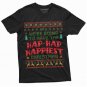 Mens Christmas Funny Hap Hap Happiest Xmas Movie Inspired Popular T-Shirt