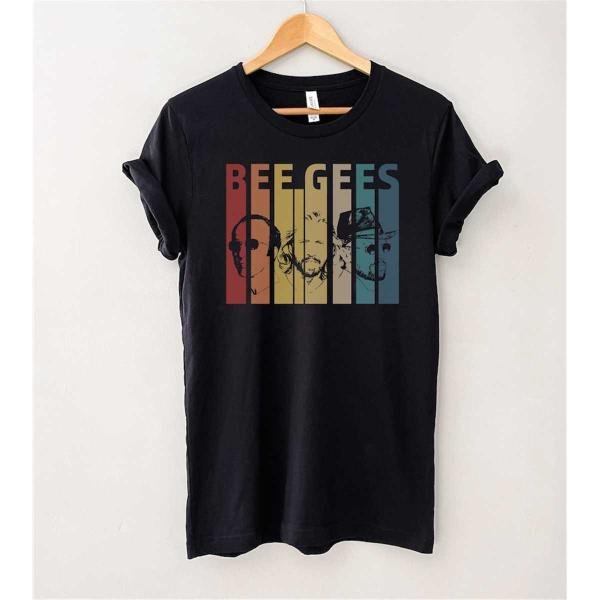 Bee Gees Shirt, Bee Gees Band Retro Vintage T-Shirt, Music Shirt, Gift Tee For You And Your Friends