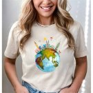 Adventurer Shirt, World Traveler Shirt, Earth Trip Shirt, Destination Shirt, Historical Landmark Shi