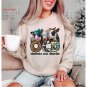 Patterned Colorful OCD Hoodie, Obsessive Cow Disorder Cute Animal Lovers Sweatshirt, Funny Cow Frien