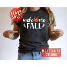 Welcome Fall Wonderful Season T-Shirt Fall Vibes Shirt Autumn Lovers Shirt Rainy Fall Day Shirt Autu