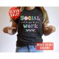 Cute Advocate Shirt, Boho Style Social Work T-Shirt, School Social Worker Gifts, Social Worker Shirt