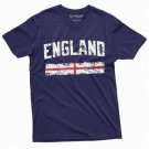 England Tee Shirt Uk English Flag Banner Soccer Football T-Shirt