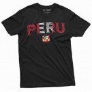 Peru T-shirt Repblica del Per Tee Shirt Peruvian Flag Coat of Arms Mens Womens Unisex T-shirt