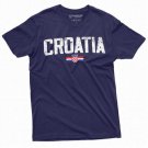 Croatia T Shirt Hrvatska Mens Womens Tee Shirt Croatian Flag T-Shirt