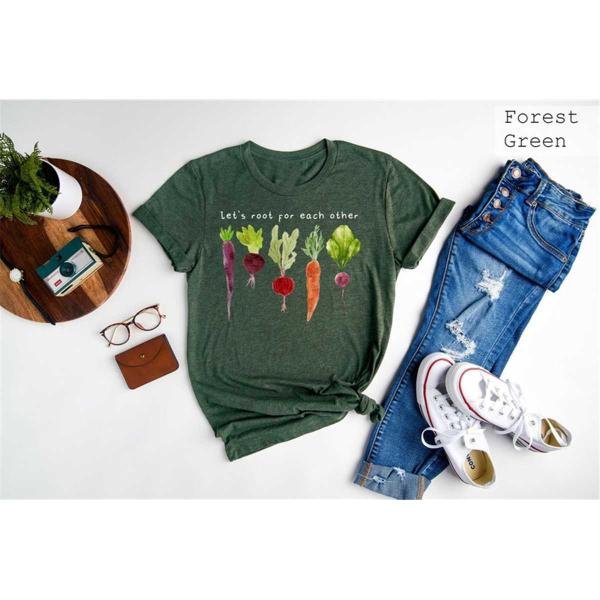 Lets Roots For Each Other Vegetable Shirt Uplifting T Shirt Spring T Shirt Gardening Tee Turnip Gift