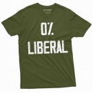 Zero Liberal T Shirt Anti Liberalism Mens Tee Shirt Republican T-Shirt