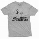 Men S Funny Sarcastic T Shirt Good Sign Bad Sign Two T-Shirt