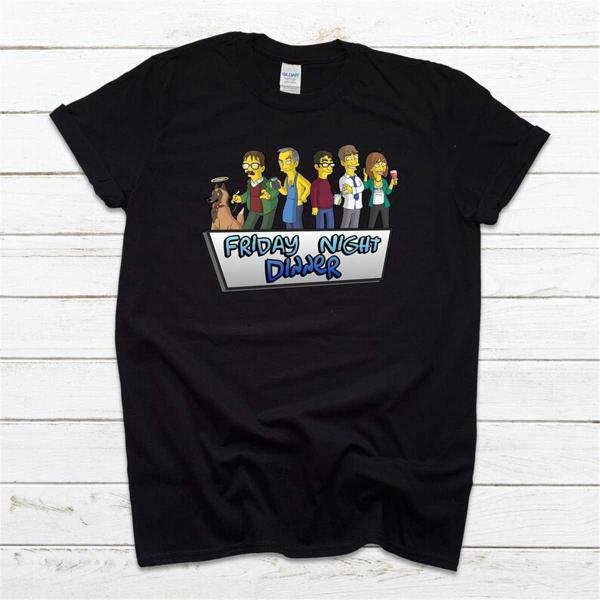 The Simpsons T Shirt, Friday Night Dinner T Shirt, Jim Bell, Shalom Jackie T Shirt, Unisex Tee 2662