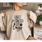 Dog Walking Jumper, Easily Distracted by Dogs Sweatshirt, Funny Dog Sweater, Christmas Gift for Dog 