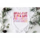 Feminist T-Shirts, Girls Just Wanna Have Fundamental Human Rights Shirt, Rights Shirt for Women, Wom