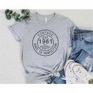 60th Birthday Gift, Vintage 1961 Shirt, Retro Shirt, 60th Birthday Party Shirt