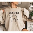 Mom Of Girls Sweatshirt Raising Girls Sweat Mother Of T-Shirt