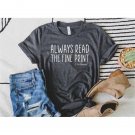 I'm Pregnant Shirt, Always Read The Fine Print, Pregnancy Announcement Shirt, Baby Reveal Shirt