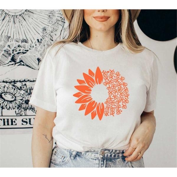 Leukemia Sunflower Being Strong Is The Only Choice T T-Shirt