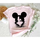 Tank Top, Little Mermaid Ariel Silhouette Rock- Disney World Shirt- Custom Design Colors- Long Sleev