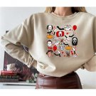 Scary Sweatshirt,Halloween Family Sweatshirt,Halloween Scary Shirt, Halloween Horror Movie Killers S