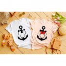 Mickey and Minnie Anchor Matching Couple Shirt Sailing TShirts Mouse Anchor Shirt Valentines Couple 