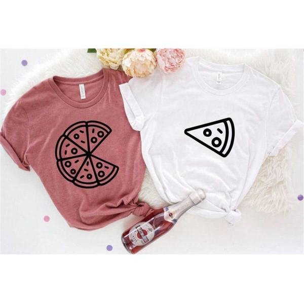 matching gift set for her for him, Pizza couple shirts, funny pizza lover, couple his and hers 