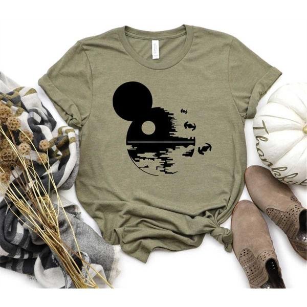 Star Wars T-Shirt, Mickey Death Star Shirt, Star wars mickey tee, Disneyworld, Disneyland, Disney T-