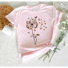 Funny Chicken Shirt, Dandelion Chicken Flower Shirt, Chicken Flower Shirt, Farmer Shirt