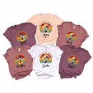 Disney Characters Balloons Birthday Shirt, Disney Birthday The Happiest Place On Earth T-Shirt, Disn