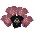 Disney Characters Balloons Birthday Shirt, Custom Disney Castle T-Shirt, Disney Family Shirts