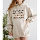 Witchy Clothes, Halloween Doodles Vintage Halloween Sweatshirt,Fall Apparel Witchy Clothing, Fall Sw